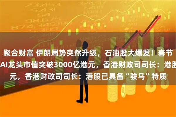 聚合财富 伊朗局势突然升级，石油股大爆发！春节后首个交易日，两大AI龙头市值突破3000亿港元，香港财政司司长：港股已具备“骏马”特质