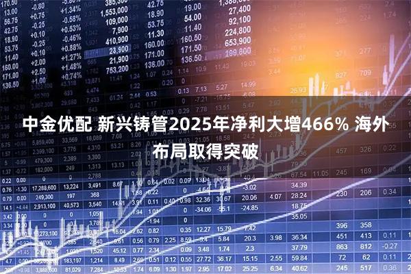 中金优配 新兴铸管2025年净利大增466% 海外布局取得突破