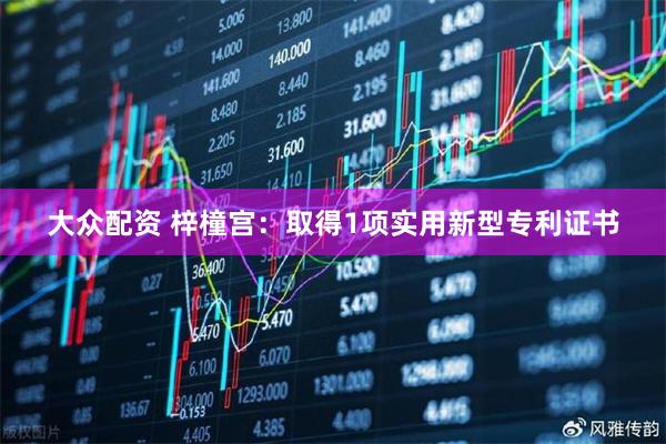 大众配资 梓橦宫：取得1项实用新型专利证书