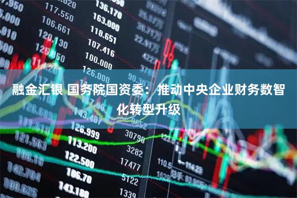 融金汇银 国务院国资委：推动中央企业财务数智化转型升级