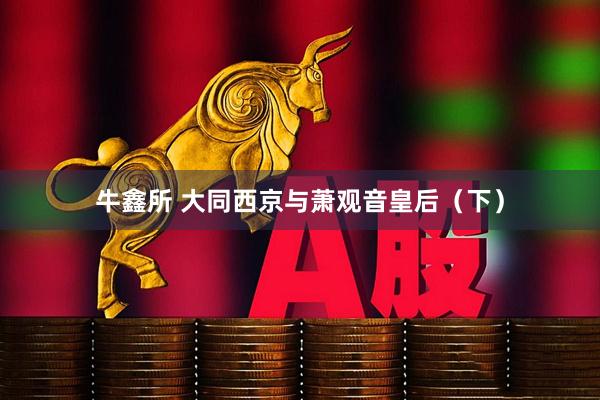 牛鑫所 大同西京与萧观音皇后（下）