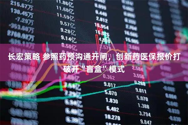 长宏策略 参照药预沟通开闸，创新药医保报价打破开“盲盒”模式