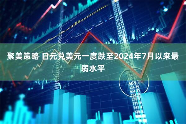 聚美策略 日元兑美元一度跌至2024年7月以来最弱水平