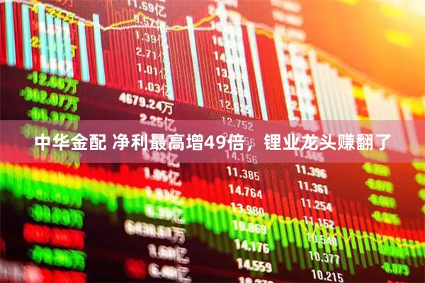 中华金配 净利最高增49倍，锂业龙头赚翻了